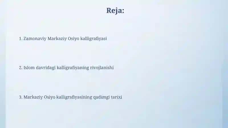 Oʻrta Osiyo xattotlik san’ati tarixi 2