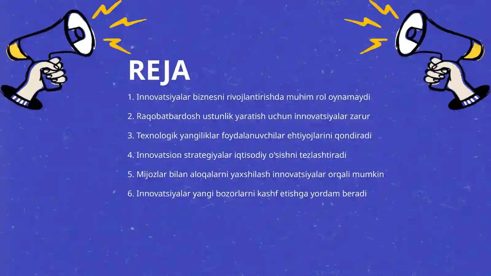 Innovasionlar asosida biznes kompaniyalarining rivojlanishi 2