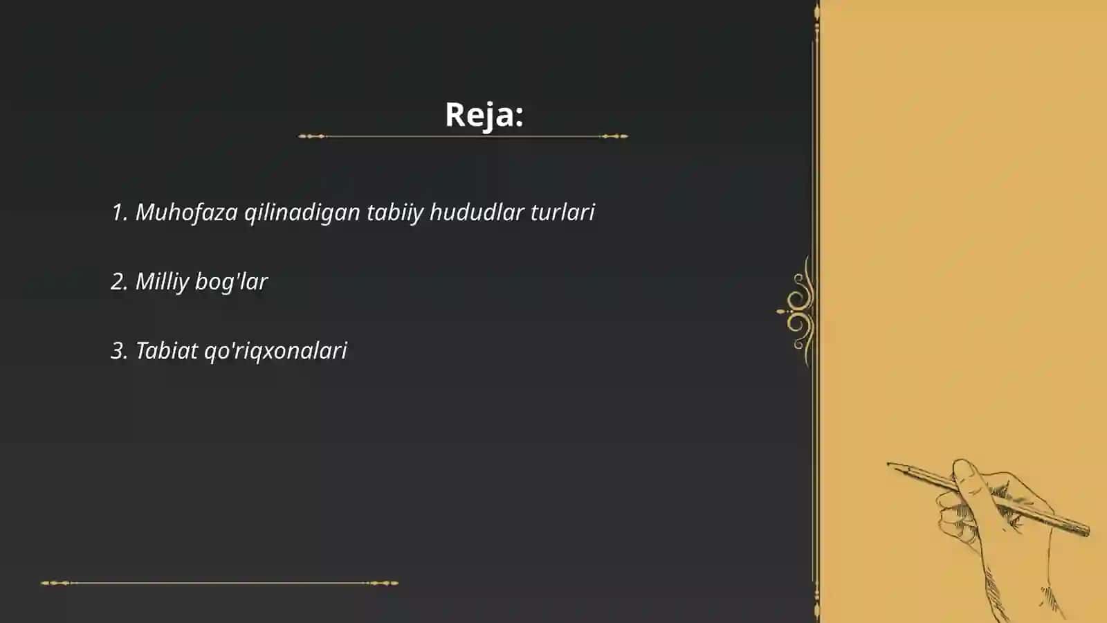 Muhofaza etiladigan tabiiy hududlar 2
