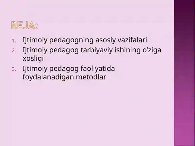Ijtimoiy pedagog faoliyati 2
