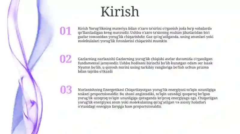 Gazlarning Nurlanishi 2