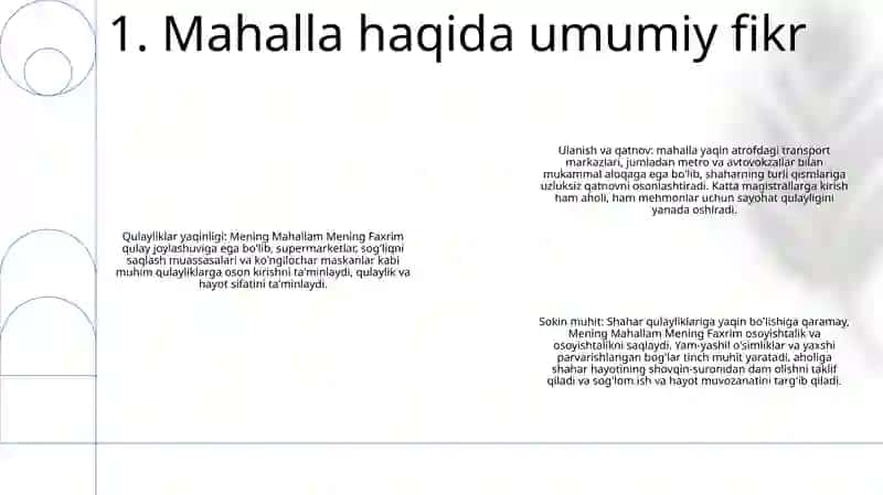 Mening Mahallam Mening Faxrim 2