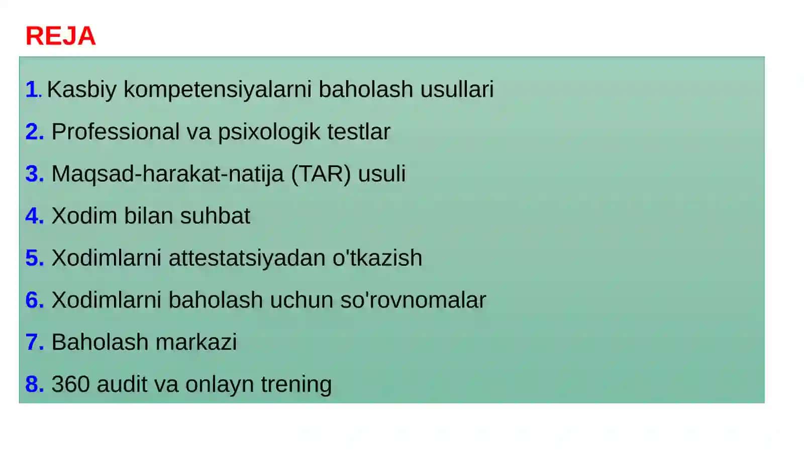 Kasbiy Kompetensiyalarni Baholash Usullari 2
