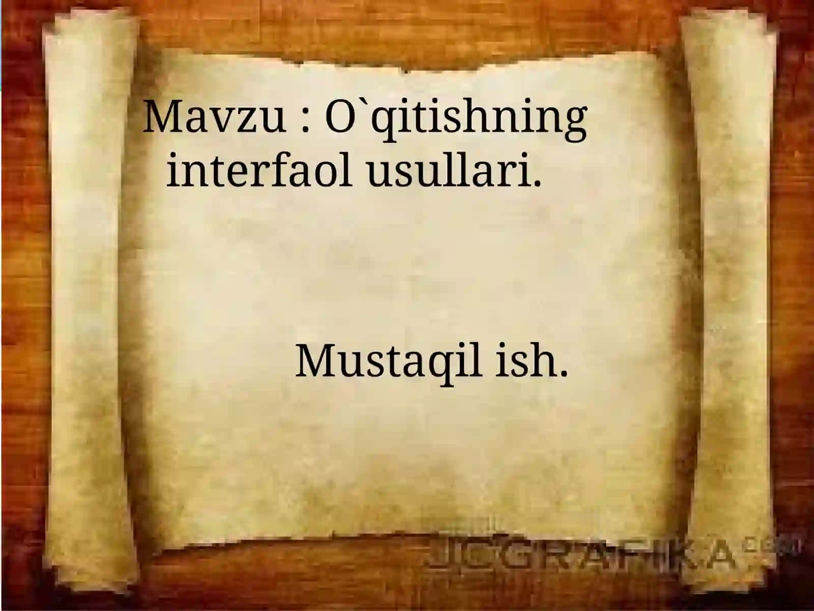 Interfaolmetodlar 2
