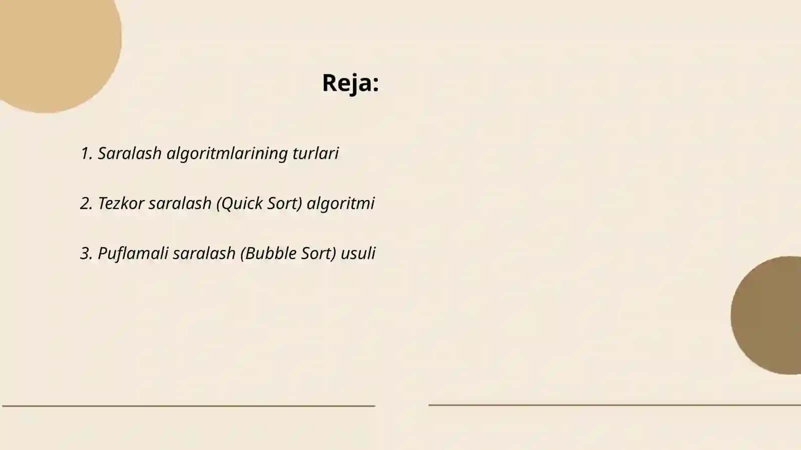 Saralash va izlashning samarali algoritmlari 2