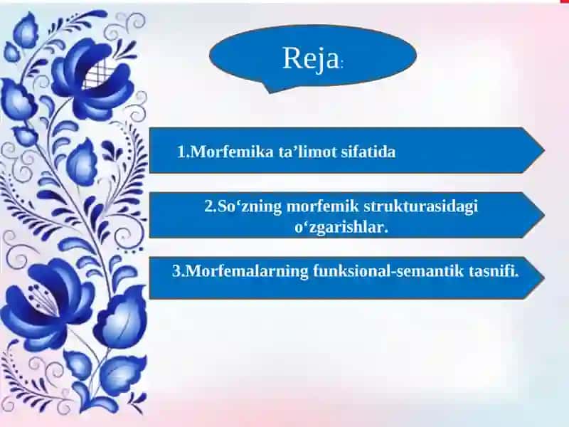 Morfemikava uning birligi haqida 2