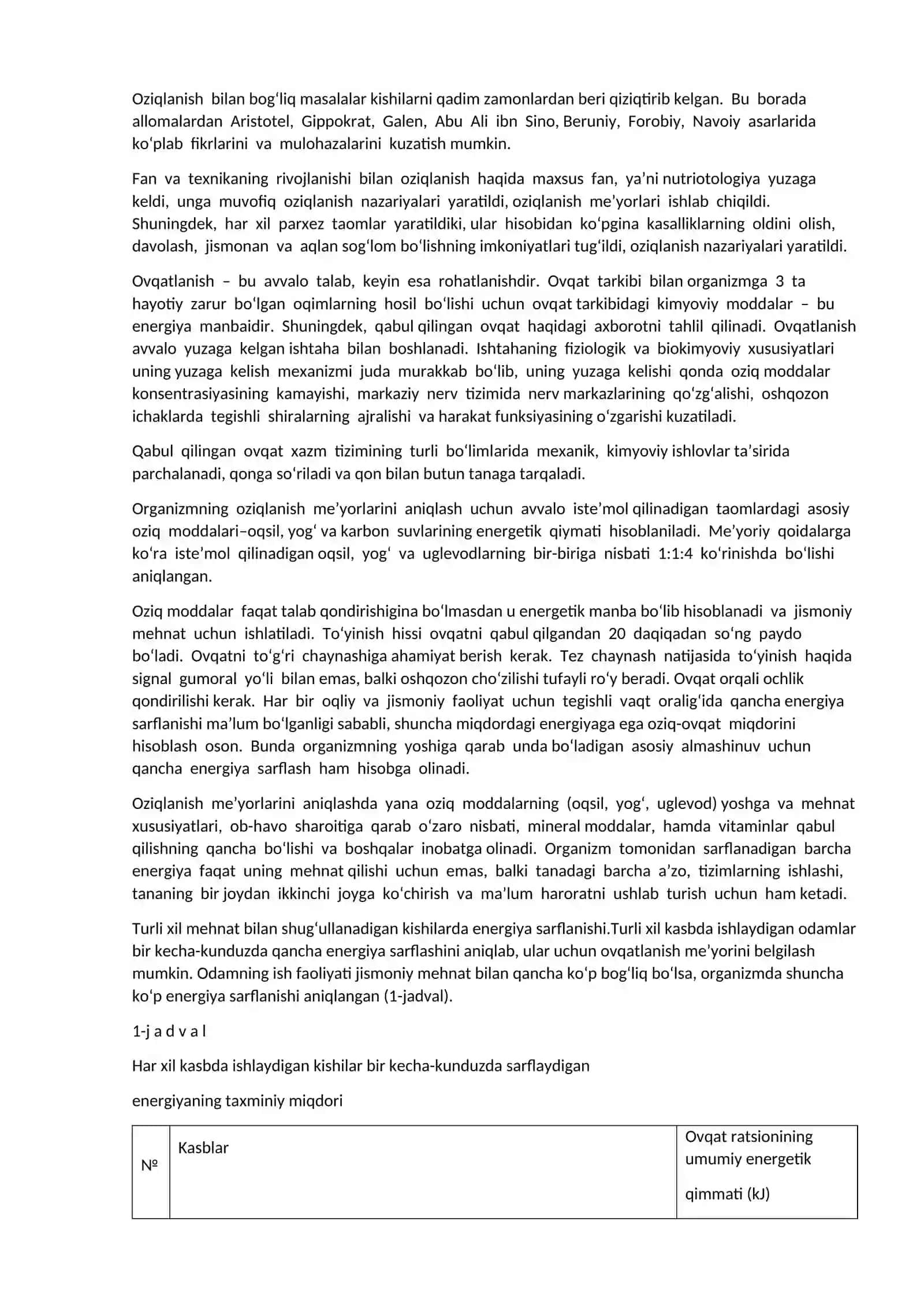 Ovqаtlаnish va rivojlanishga ta’siri 2