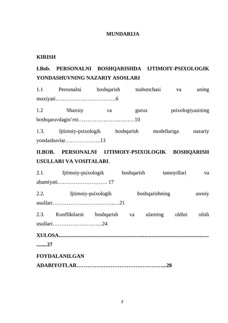 Personalni ijtimoiy-psixologik boshqarish 2