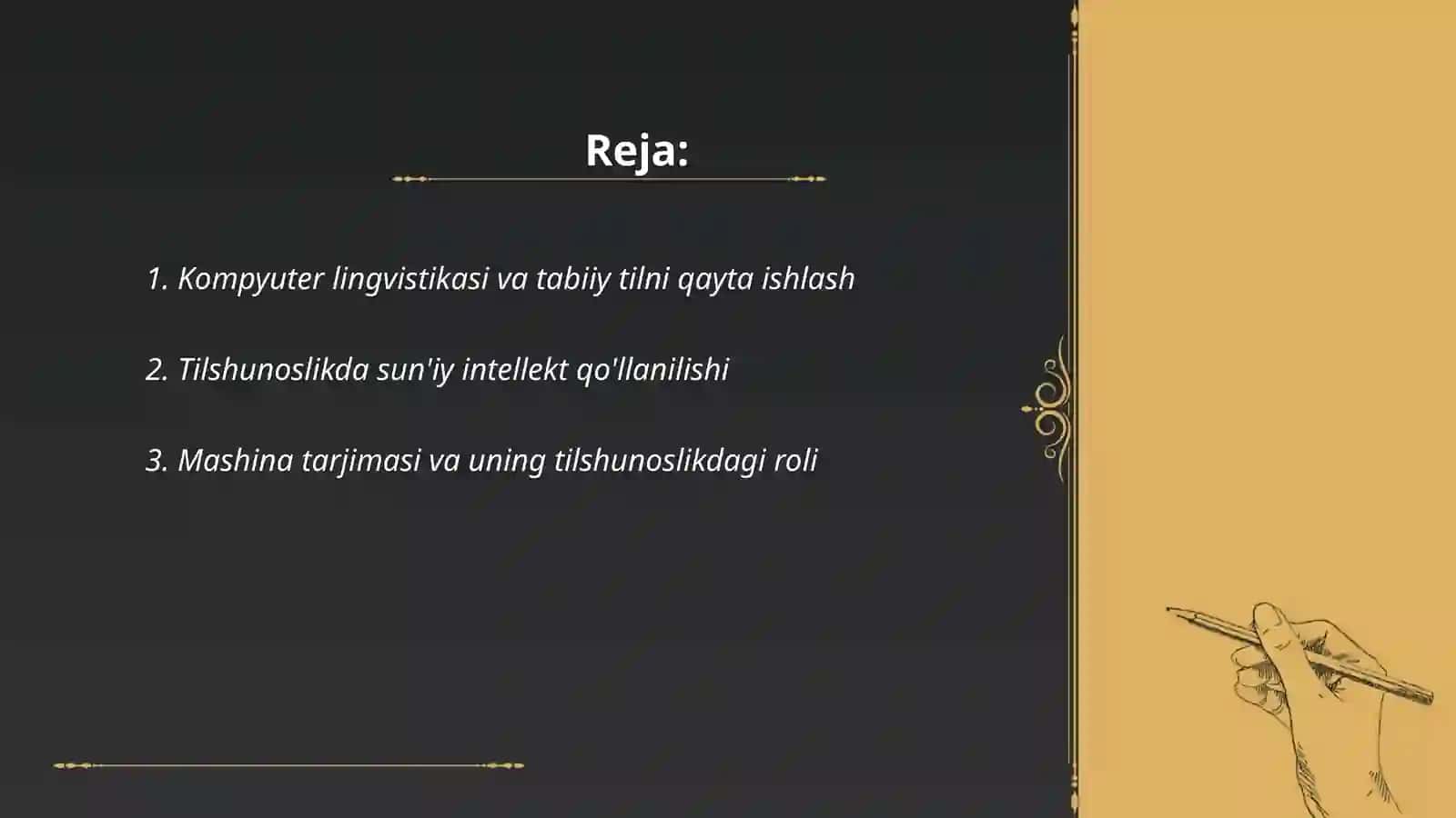 Tilshunoslik.Kompyuter lingvistikasi 2