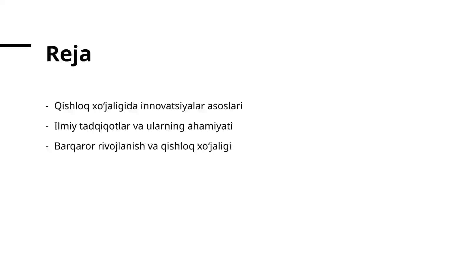Qishloq xoʻjaligida innovatsion faoliyatning ilmiy asoslari 2
