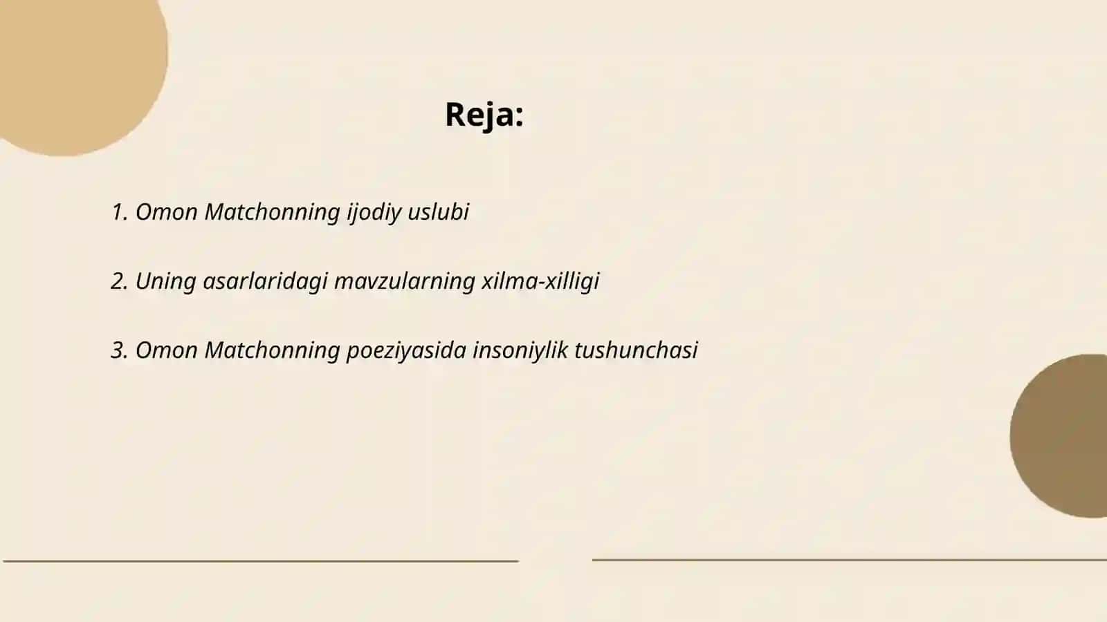 Omon Matchon ijodining o'ziga xosligi 2