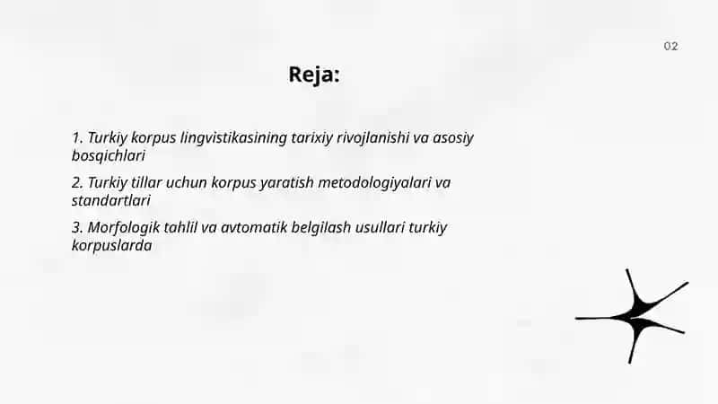 Turkiy korpus linguistikasining rivojlanishi 2