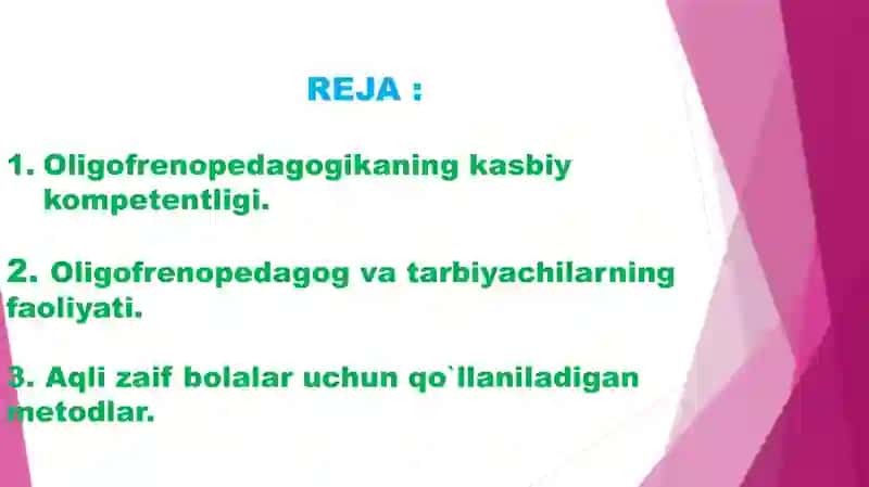 Professional Oligofrenopedagogning kompitentligi 2
