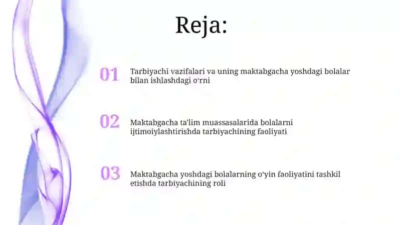 Maktabgacha yoshdagi bolalar faoliyatini tashkil etishda tarbiyachining ŏrni 2