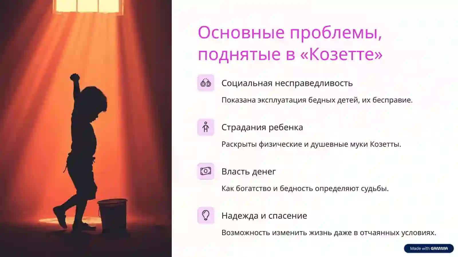 Рассказ "Козетта" от Виктора Гюго 2