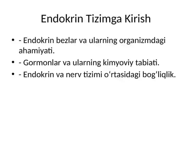 Endokrin Bezlari Fiziologiyasi 2