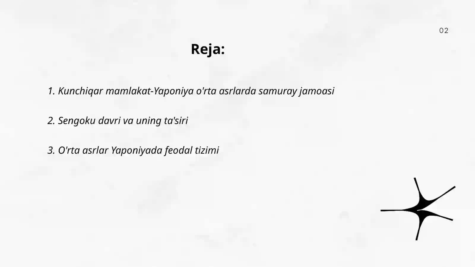 Kunchiqar mamlakat-Yaponiya o'rta asrlarda samuray jamoasi 2