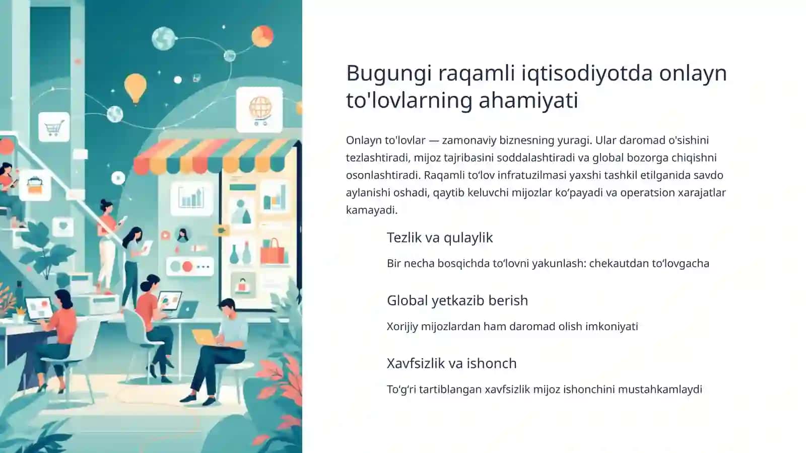 Internet muhitida toʻlovlarni tashkillashtirish: Asosiy tamoyillar va amaliyot 2
