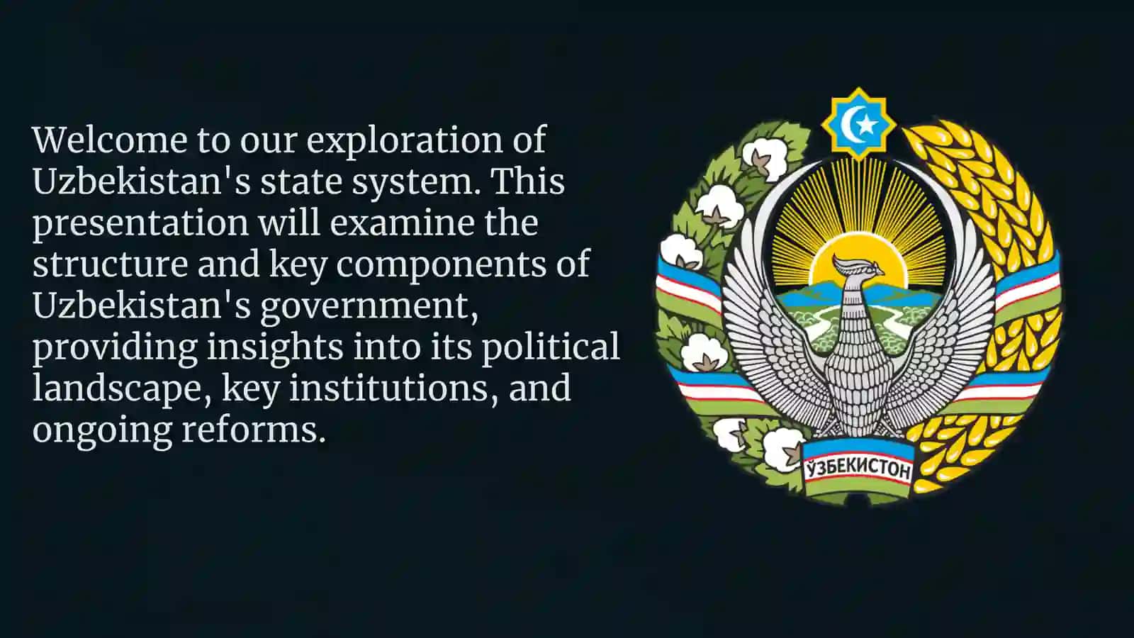 UZBEKISTAN'S STATE SYSTEM A Deep Dive 2