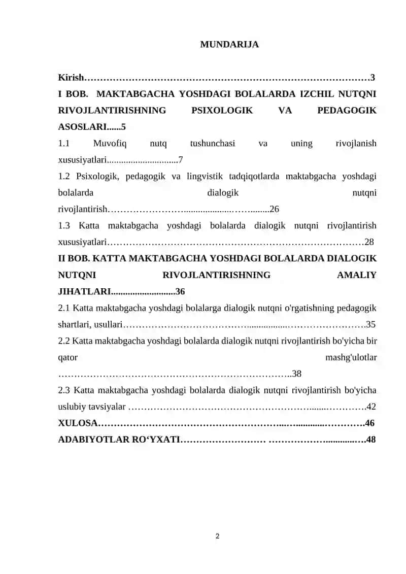 MAKTABGACHA KATTA YOSHDAGI BOLALARNI KONSTRUKTIV DIALOG TUZISHGA O’RGATISH METODIKASI 2