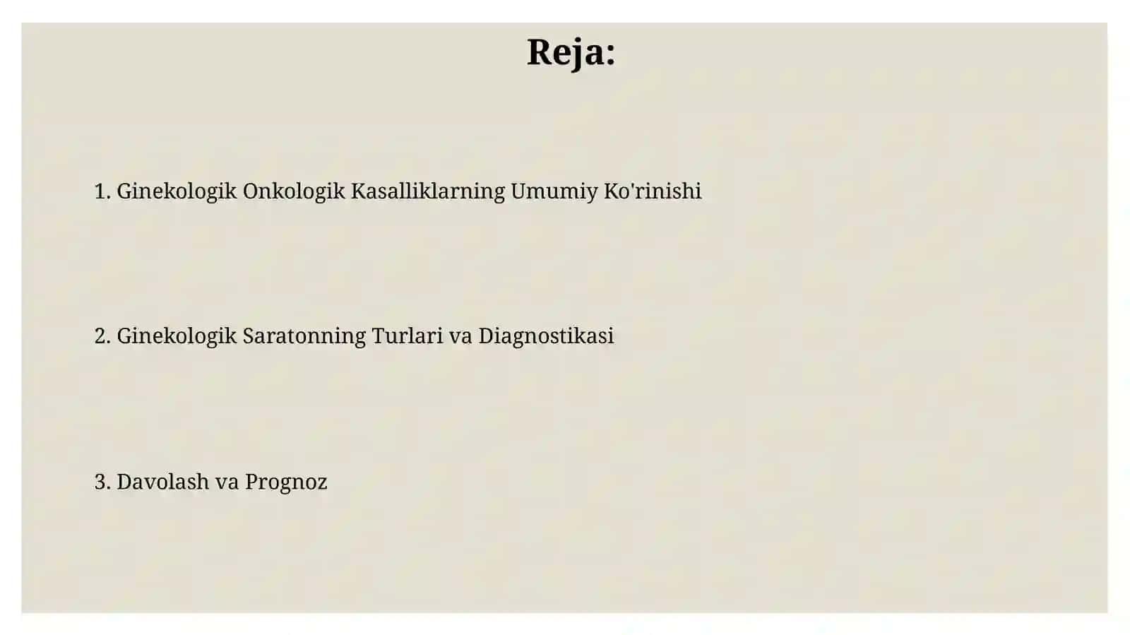 Ginekologiyada oʻsma kasalliklar 2