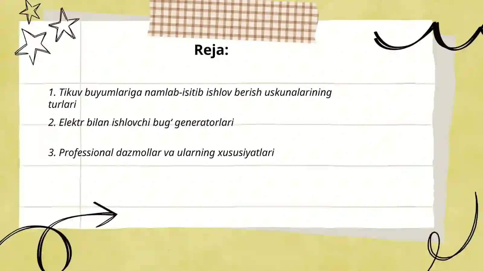 Tikuv buyumlariga namlab-isitib ishlov berish zamonaviyuskunalari 2