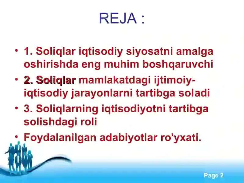 Soliqlarning makroiqtisodiy mohiyati va ro’li 2