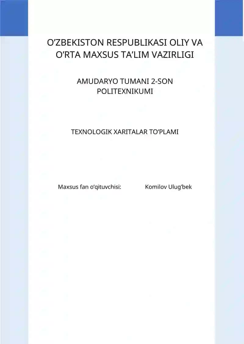 Raqamli multimedia axborotlarni qayta ishlash va yaratish texnologiyasi o'quv amaliyot o'qitish materiallar to'plami  o'qitish materiallar to'plami 2