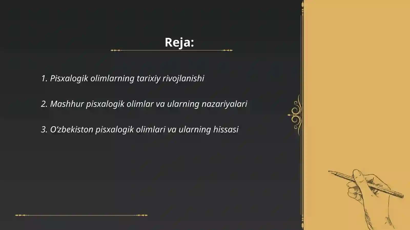 Pisxalogik olimlar 2