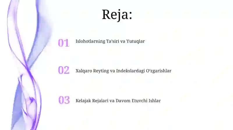 Islohotlarning Taʼsiri va Yutuqlar 2