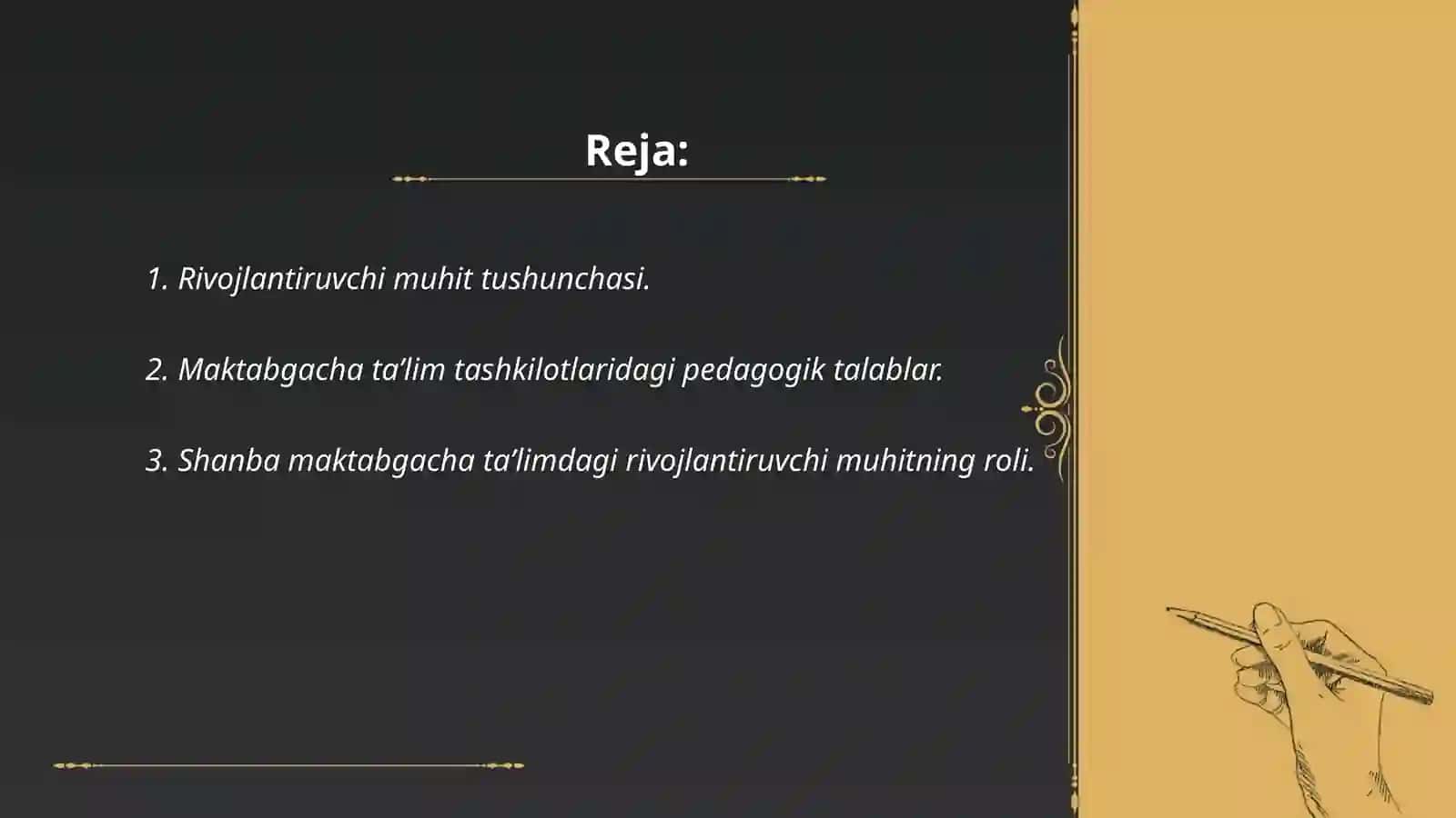 Rivojlantiruvchi muhit tushunchasi 2