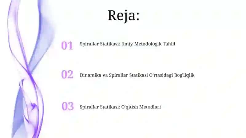 Spirallar Statikasi 2