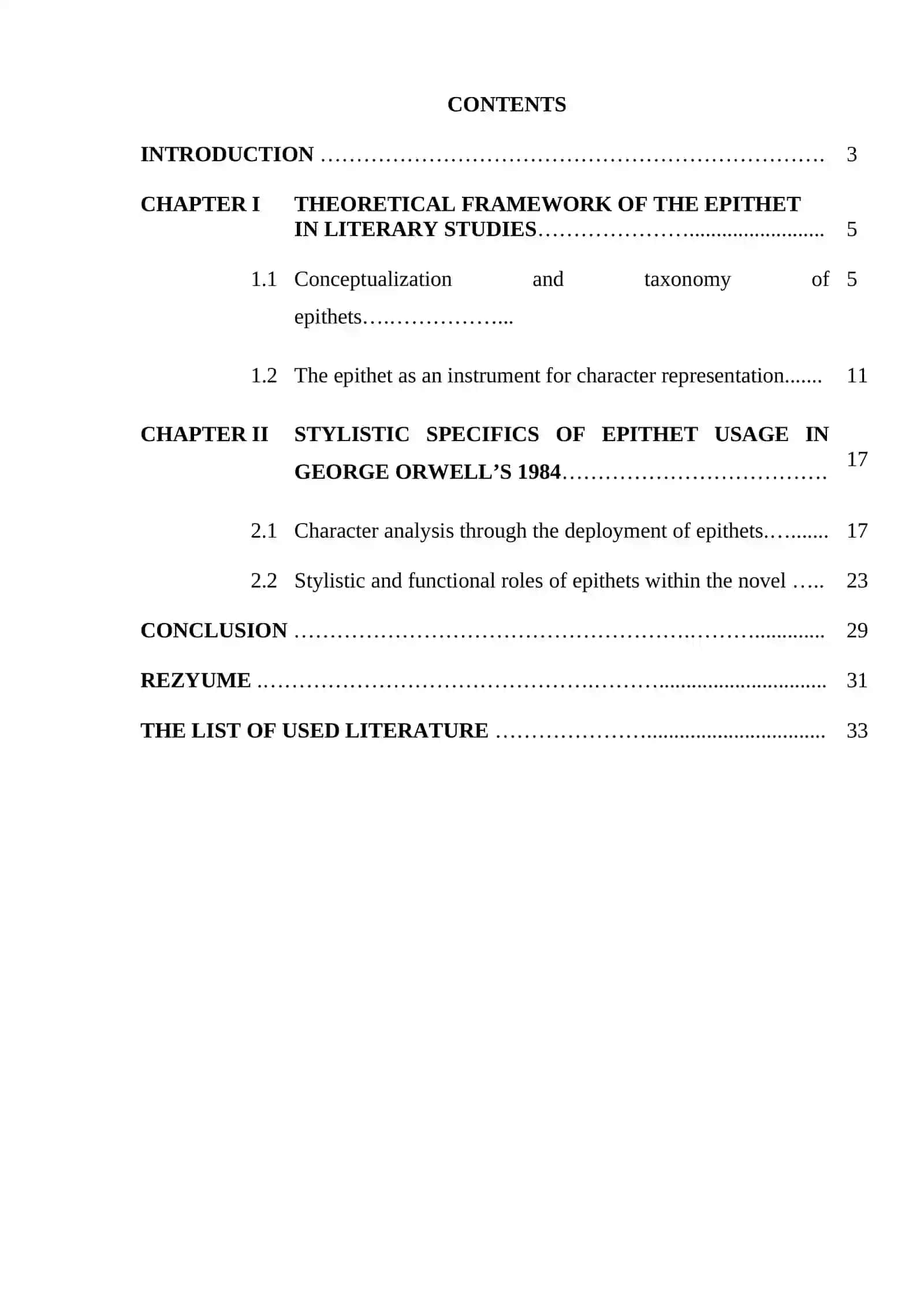 Epithet as means of character depiction in G. Orwell’s novel "1984" 2