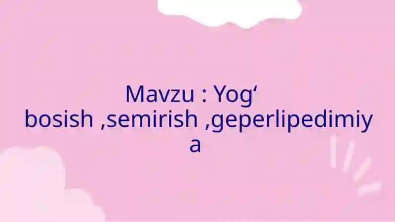 Semizlik kasalligi biokimyoviy omillari 2