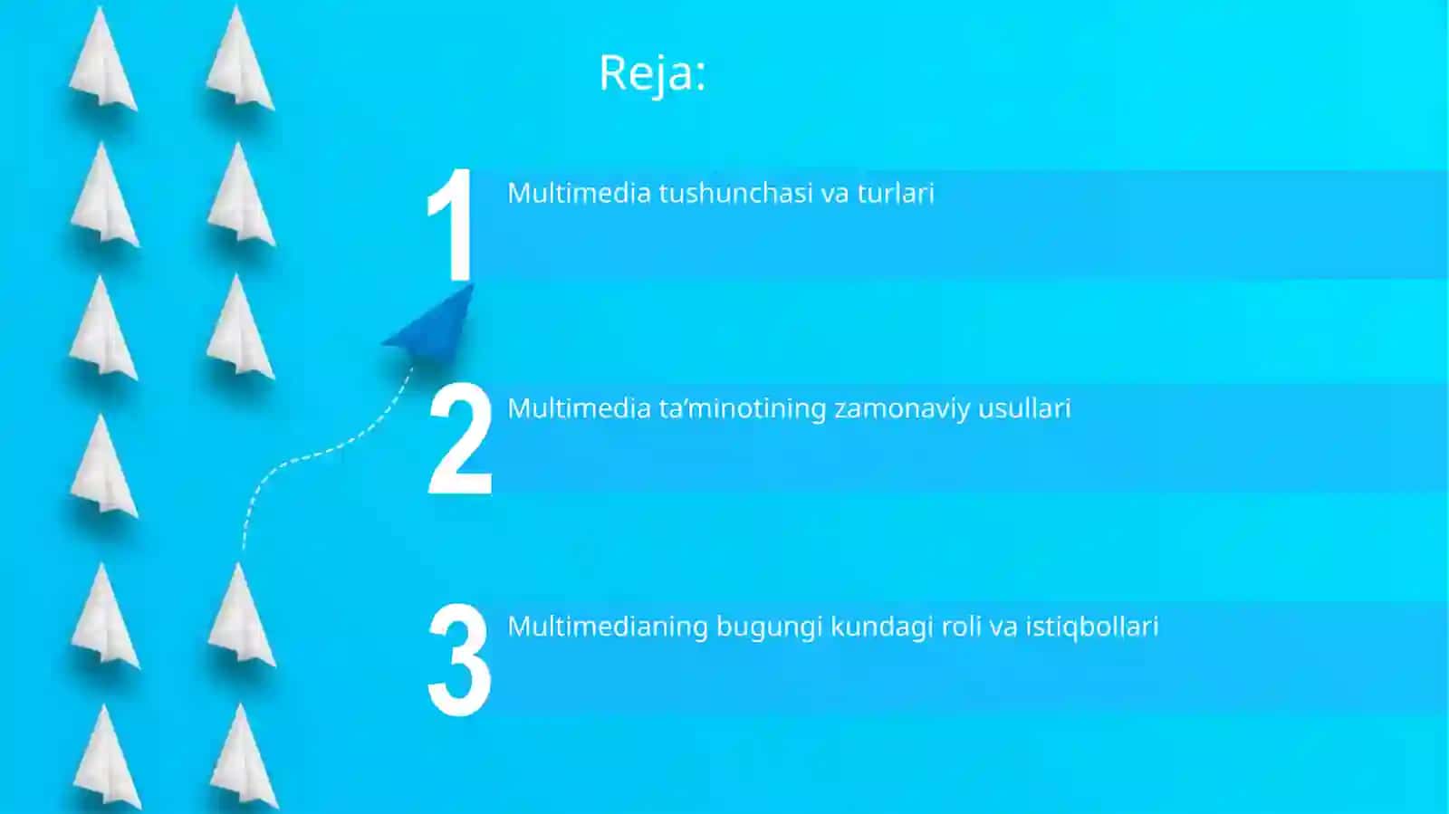 Multimedia va uning zamonaviy ta'minoti 2