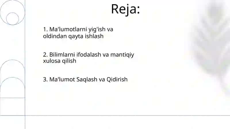 Matnli axborotlarni qayta ishlash texnologiyalari 2
