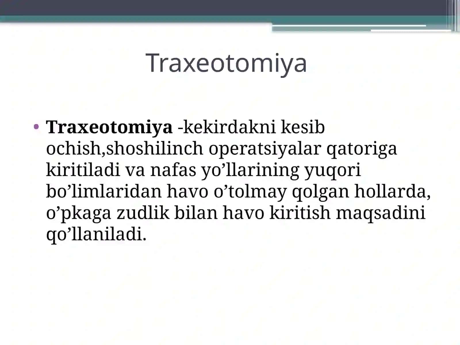 Traxeotomiya 2