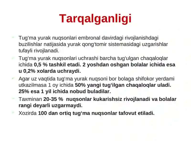 Tug‘mayurak nuqsonlari 2
