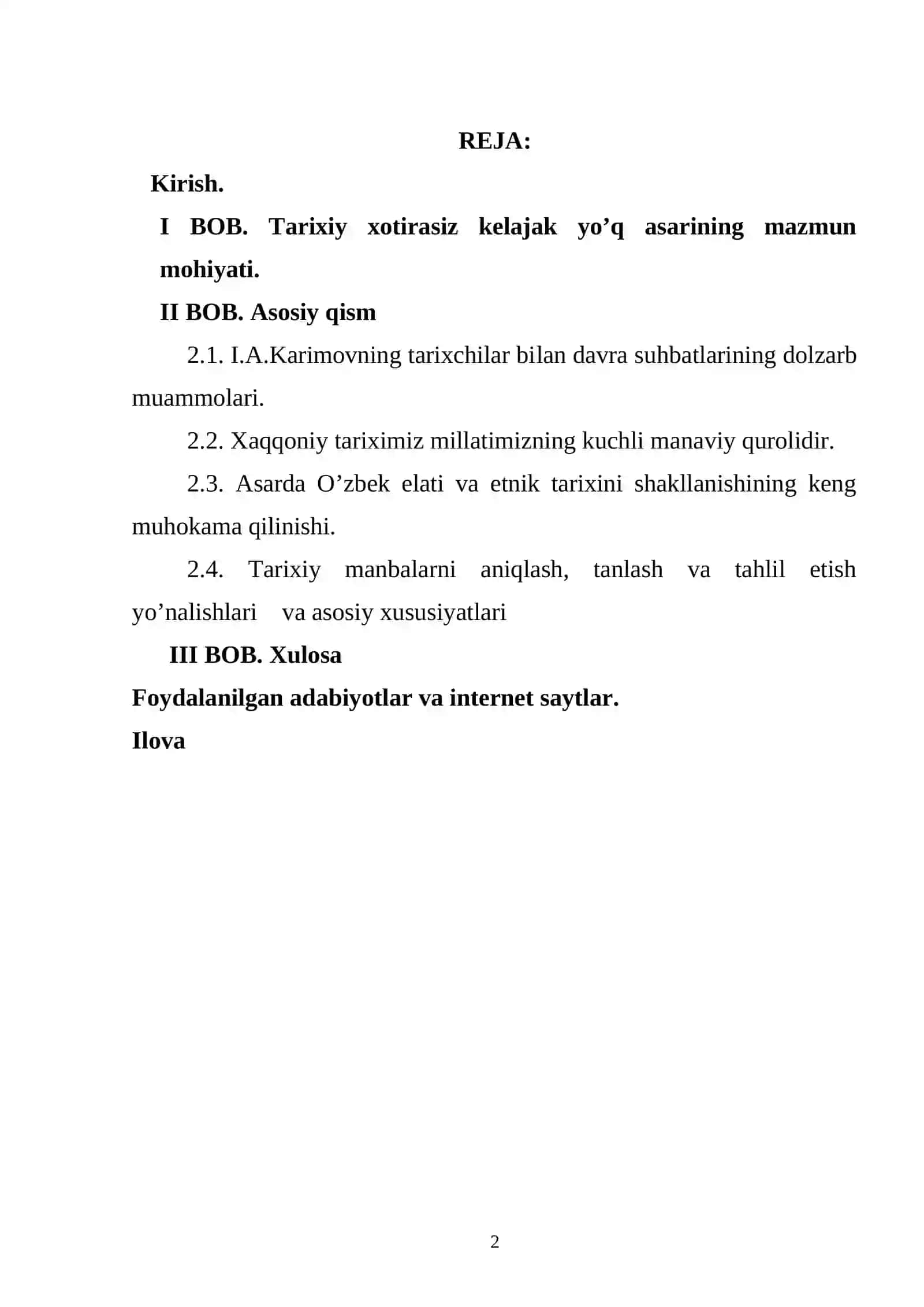 Mustaqillik davrida O’zbekiston tarixini o’rganishga yangicha yondashuv 2