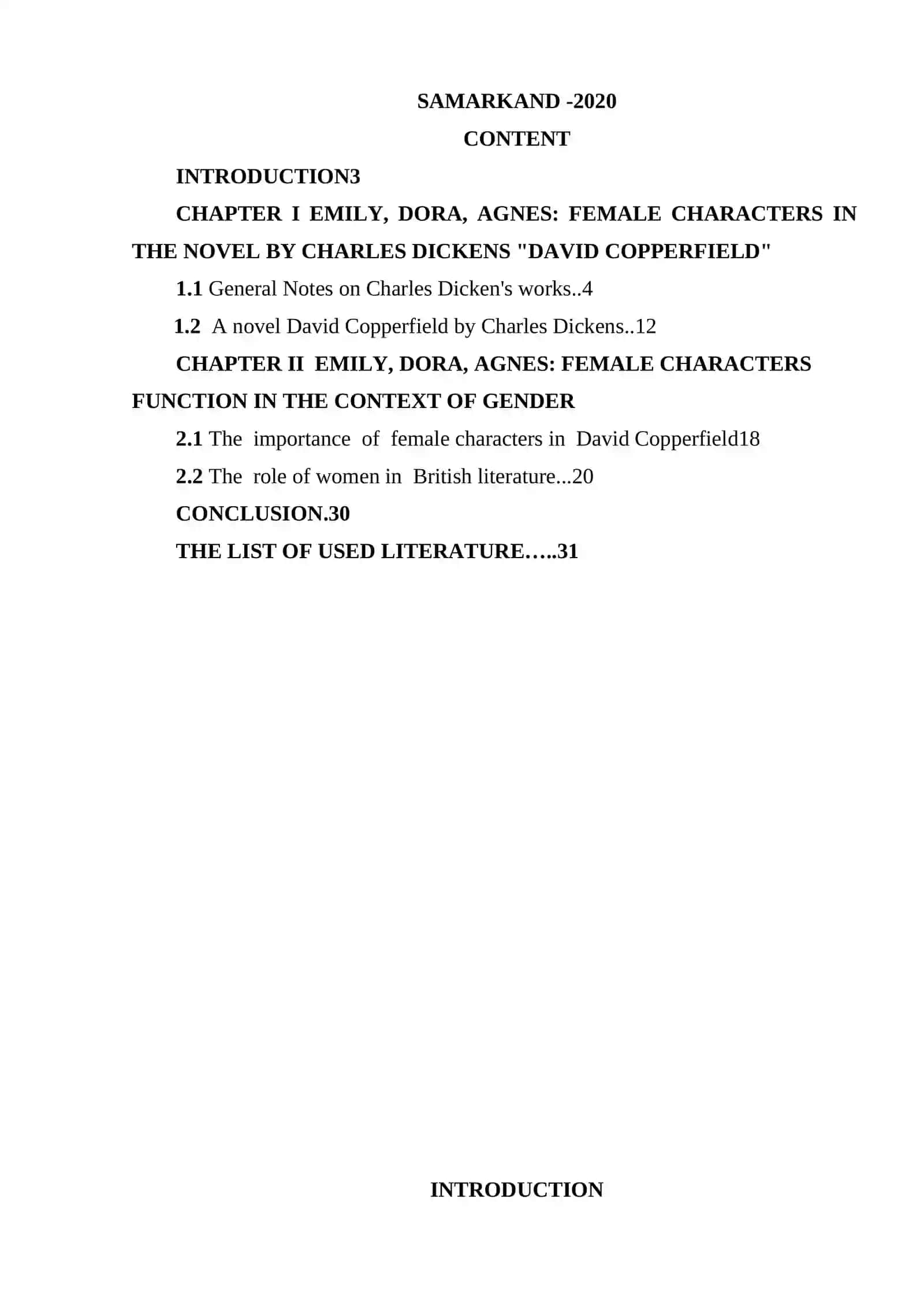 Charles Dickens "David Copperfield": Emily, Dora, Agnes 2