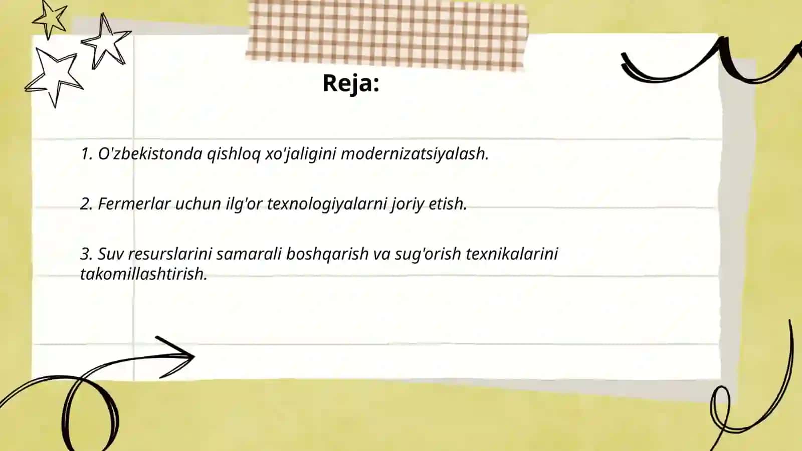 O’zbekistinda ferma va dehqon xoʻjaliklarini rivojlantirish vazifalari va istiqibolari 2