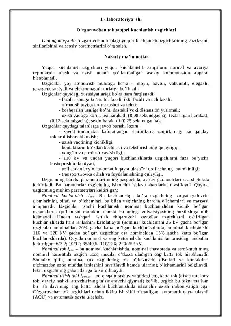 Tortuvchi nimstansiyalar 2