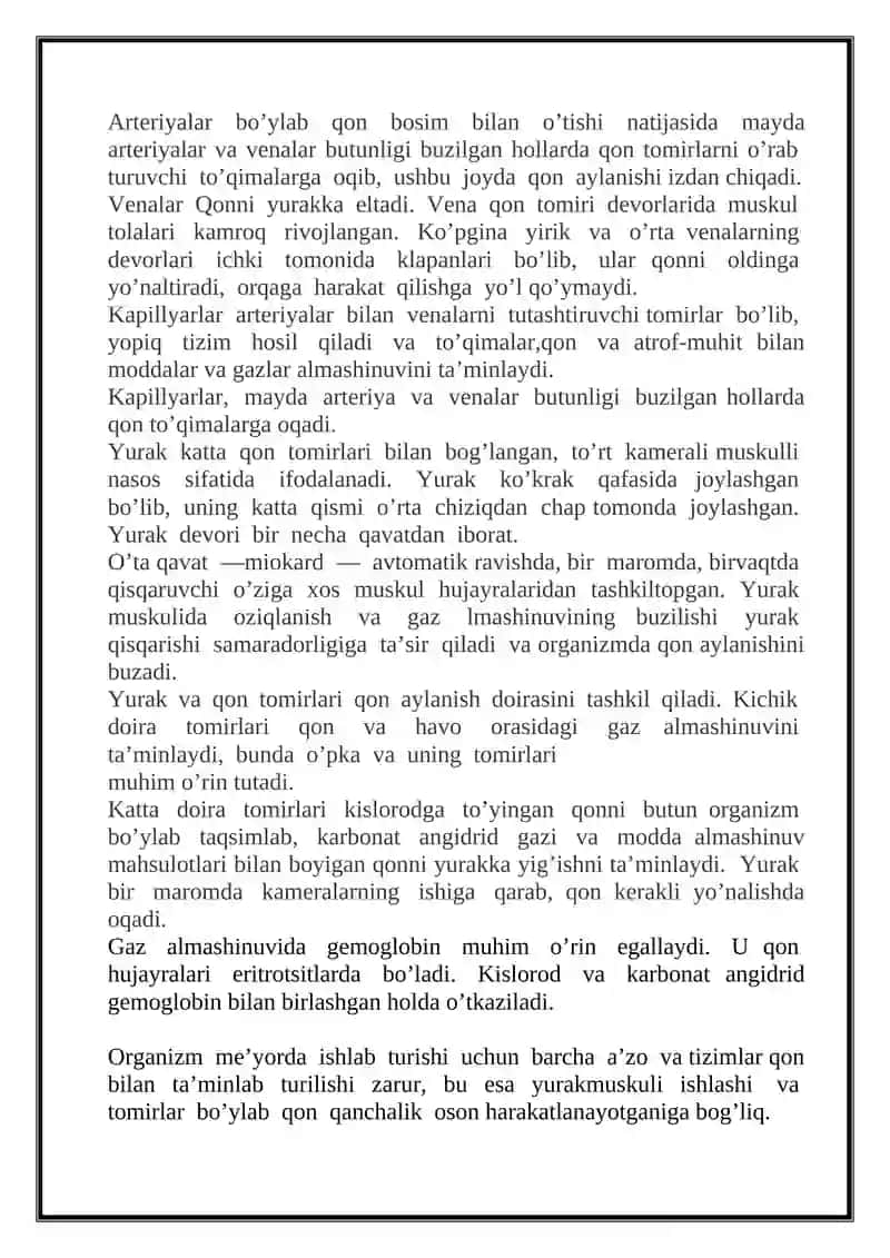 YURAK-QON TOMIR TIZIMI KASALLIKLARI BILAN KASALLANGAN BEMORLARNI PARVARISHI VA ULARNING NAZORATI 2