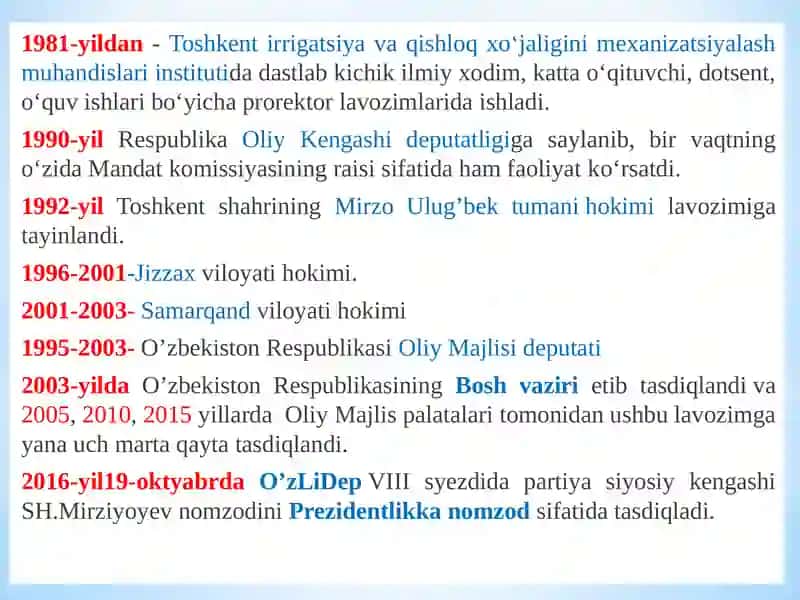 О‘zbekiston Respublikasi Prezidenti Shavkat Mirziyoyev rahbarligida yangilanayotgan О‘zbekiston: milliy tiklanishdan – milliy yuksalish sari 2