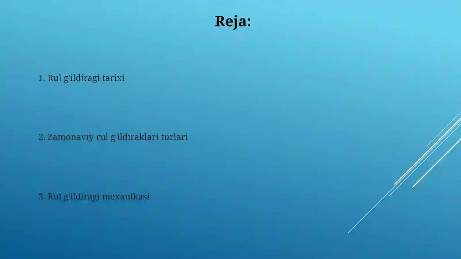 Avtomobilda Rolboshqarmasi 2
