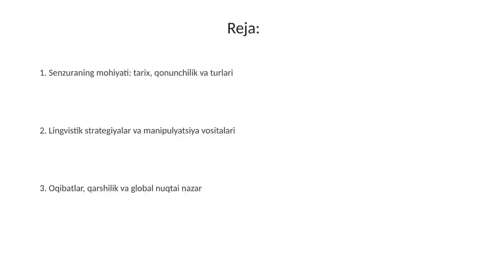 Senzura tarixi va senzuradan o'tish 2