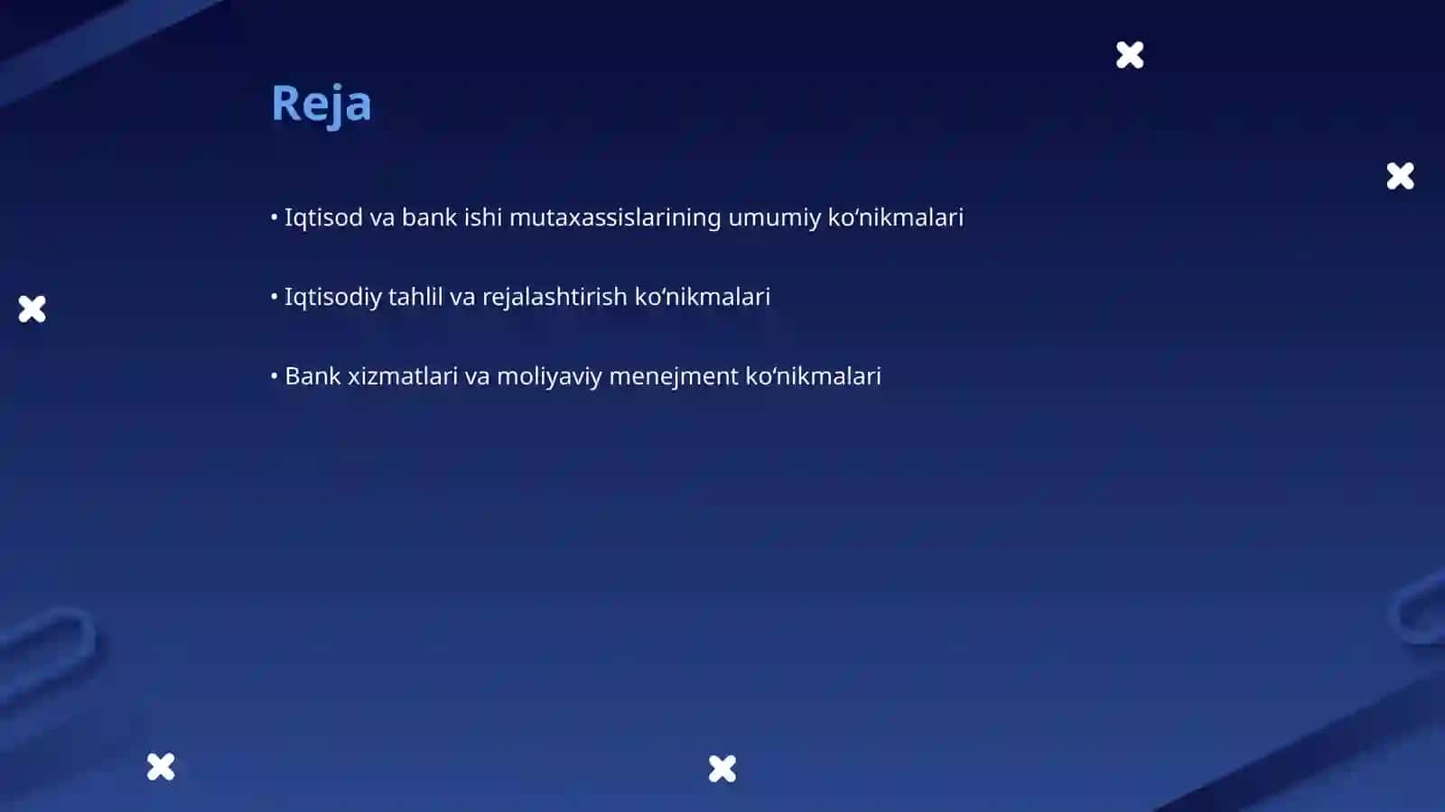 Iqtisod va bank ishi mutaxassislarning kasbiy ko‘nikmalari 2
