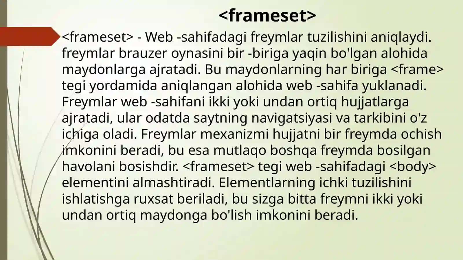 Freymlar va murojaatlar 2