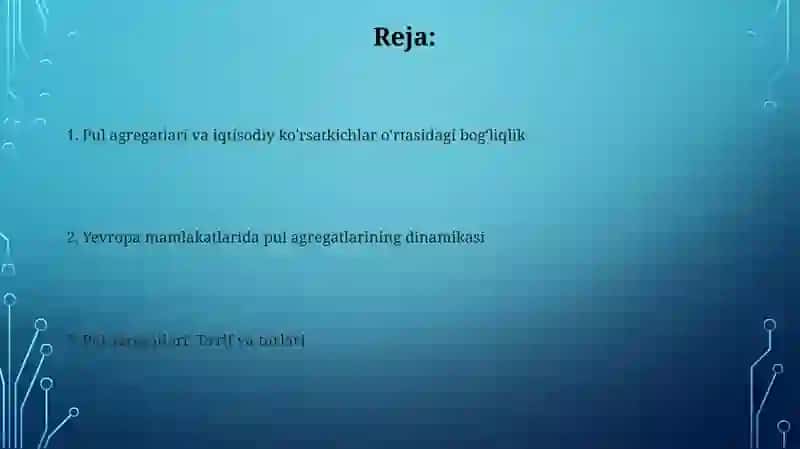 Pul Agregatlari Yevropa davlatlarida 2
