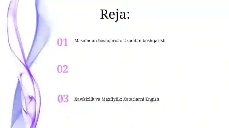 Internet xizmatlari(fayl almashish, kompyuterni masofadan boshqarish) 2